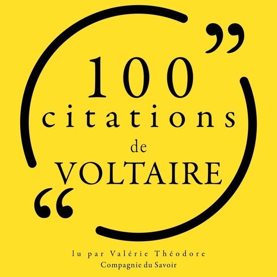 100 citations de Voltaire - cover
