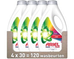 Ariel Vloeibaar Wasmiddel Color 30 Wasbeurten - 4 x 1350 ml - Voordeelverpakking
