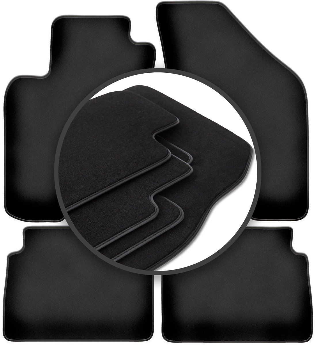 Premium automatten voor: Daewoo Lanos sedan, hatchback (1997-2004)