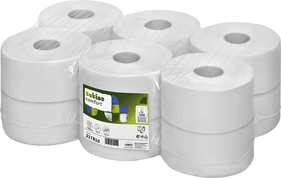 Satino by WEPA - Toiletpapier Satino Comfort Mini 2-laags 180m 12rollen