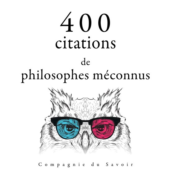 400 citations de philosophes méconnus - cover