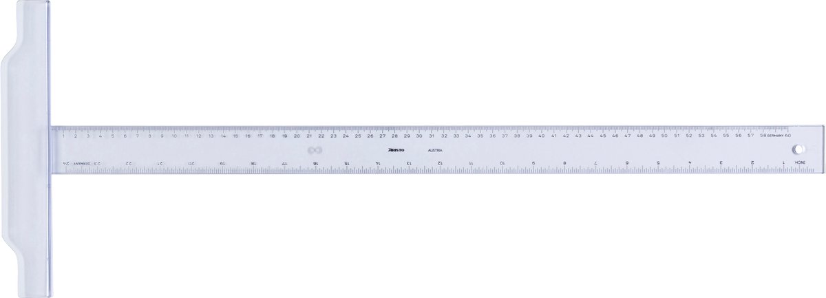Goedkoopste Tekenhaak Aristo GeoCollege 60cm transparant | 5 stuks