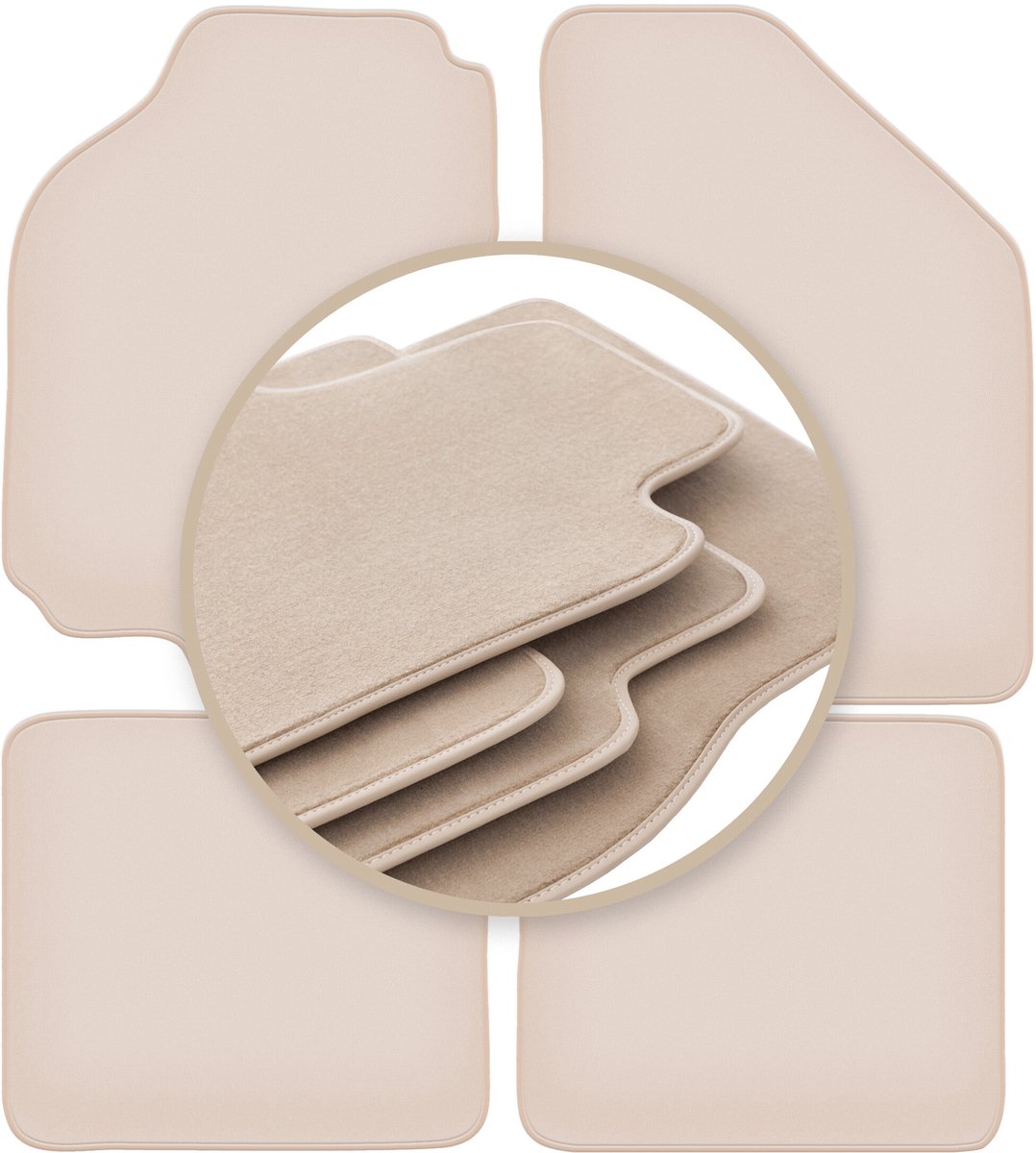 PREMIUM beige matten voor: Fiat Brava sedan 1995-2001