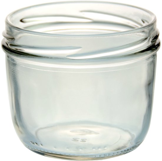 MamboCat Set van 24 glazen jampotten van 350 ml met zwart deksel To 82 Diamant-Zucker Gelierzauber receptenboekje