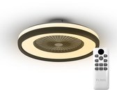 Bol.com FlinQ LumiFan Plafondventilator met Verlichting ø 60 cm - Ventilator voor aan het Plafond - Ideaal voor op de Slaapkamer... aanbieding