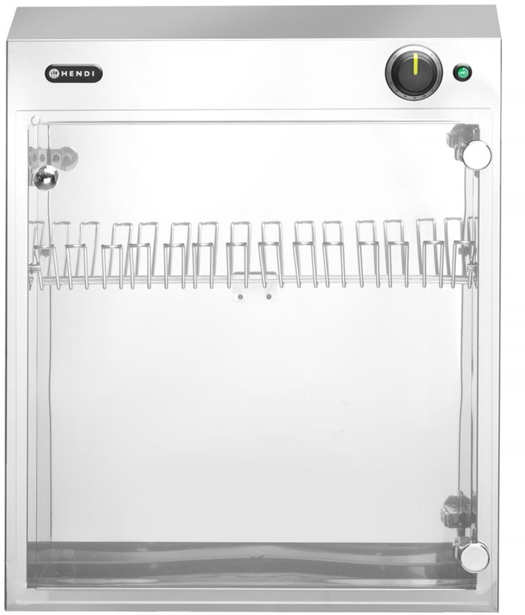 Goedkoopste HENDI UV sterilisator – roestvast staal – capaciteit 14 messen – ingebouwde timer – 510x160x625 mm