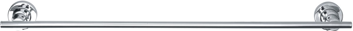 tesa handdoekrail LUUP verchroomd badkamer zonder boren incl lijmoplossing – 600x50x70mm