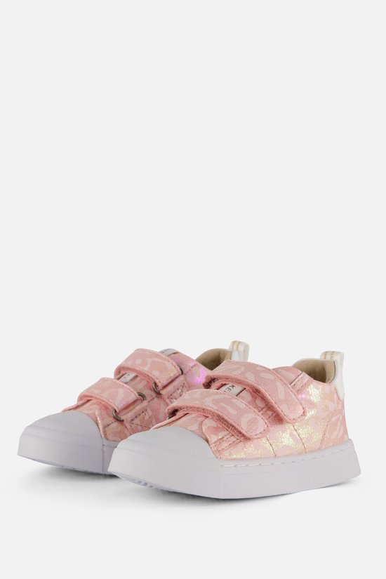 Shoesme Metallic Roze Sneaker - Sneakers Kinderen - Meisjes - PINK METALLIC - Microfiber leer - Maat 24