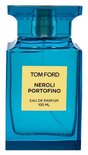 Fles Tom Ford Neroli Portofino eau de parfum 100 ml, turquoise glas.
