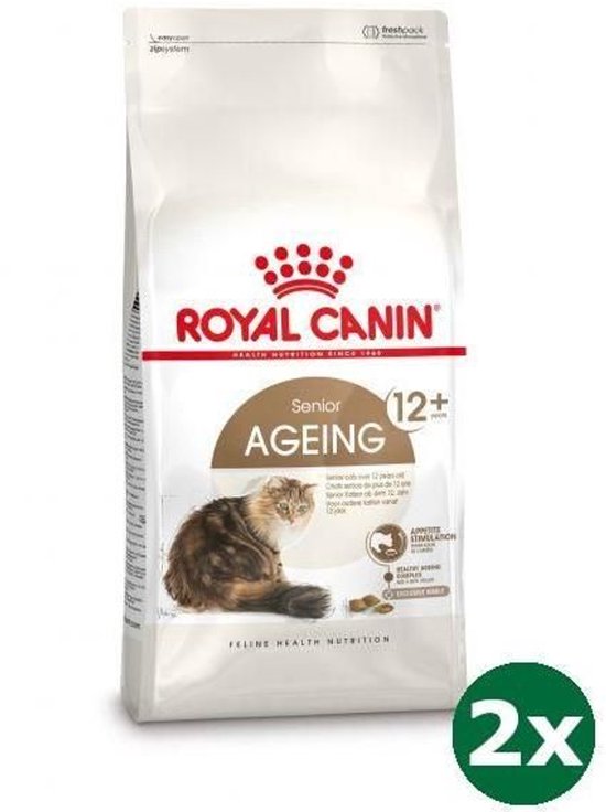 Royal canin ageing +12 kattenvoer 2x 400 gr