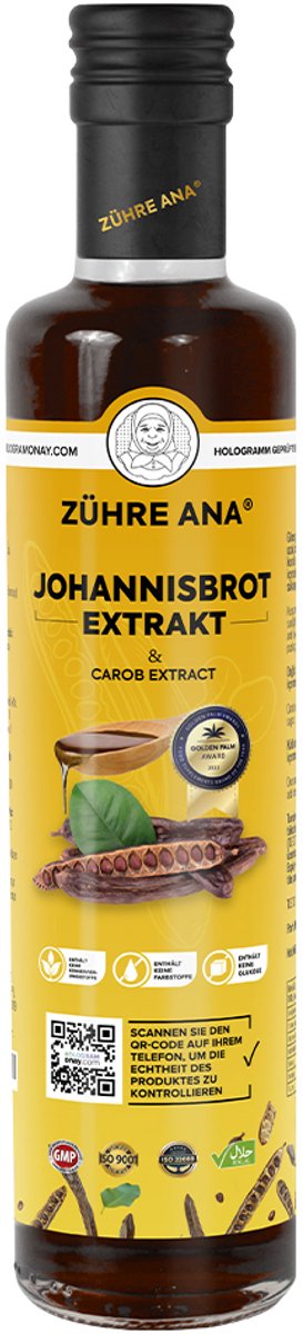 Goedkoopste Zühre Ana Johannesbroodextract Siroop – Het Perfecte Natuurlijke Geschenk voor Moederdag – Rijk aan Antioxidanten en Voedingsstoffen – 350 gr