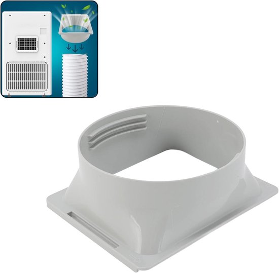 Een mobiele airco aansluiten op de afvoer of mechanische ventilatie