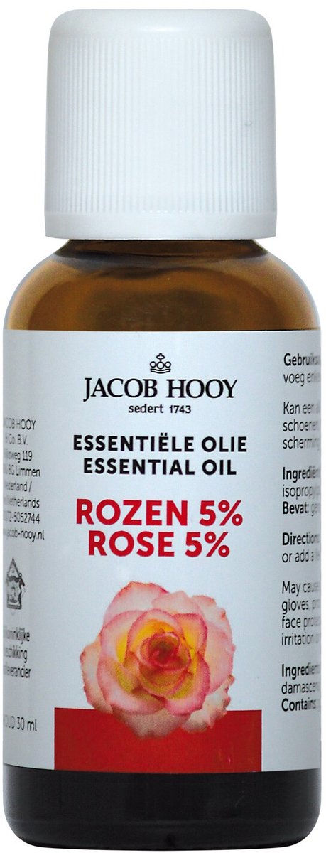 Goedkoopste Jacob Hooy Rozenolie - 30 ml - Etherische Olie