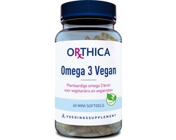 Orthica Orthica Omega 3 Vegan - vetzuren uit visolie - 60 mini softgels