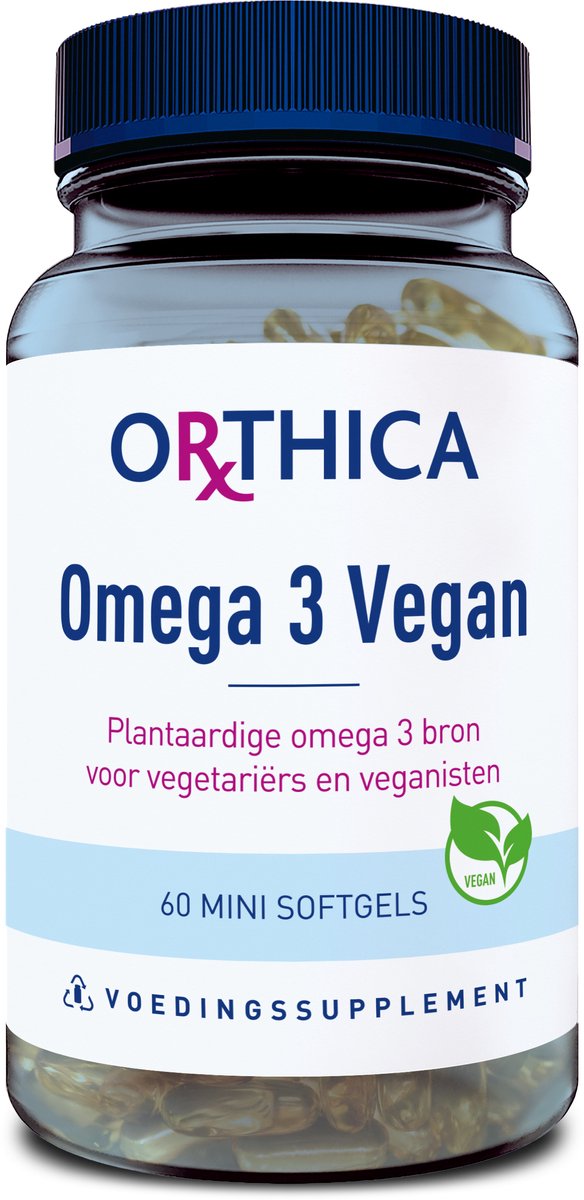 Goedkoopste Orthica Omega 3 Vegan - vetzuren uit visolie - 60 mini softgels