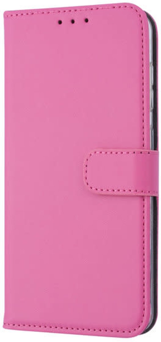 Samsung A6 plus Pasjeshouder Booktype hoesje - Roze