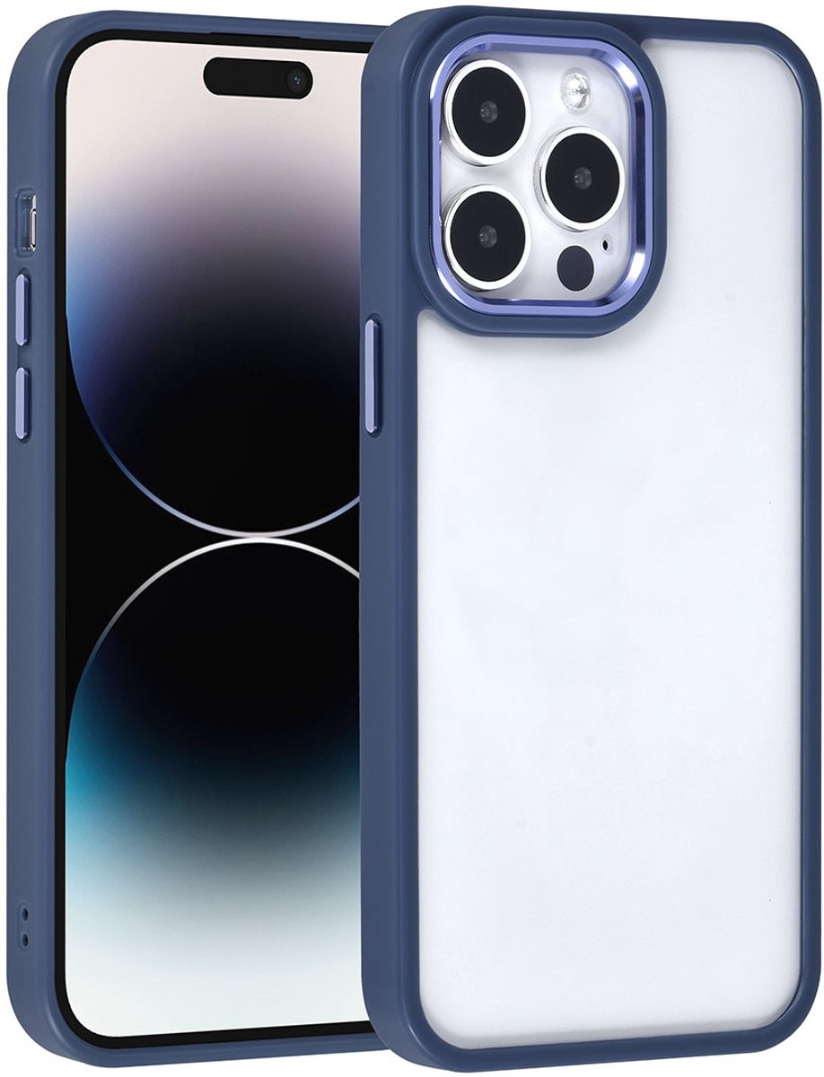 UNIQ Accessory iPhone 14 Pro Max Backcover hoesje - Blauw