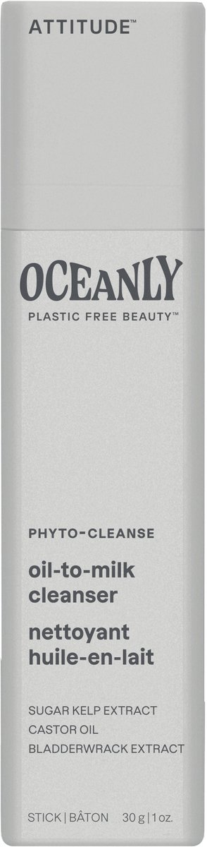 Goedkoopste Attitude - Oceanly Oil to Milk Cleanser - gevoelige huid - 30gr