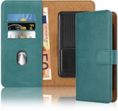 Étui pour Sony Xperia 10 II en TURQUOISE avec fente pour carte, housse de protection à 360 degrés en cuir PU pour téléphone portable