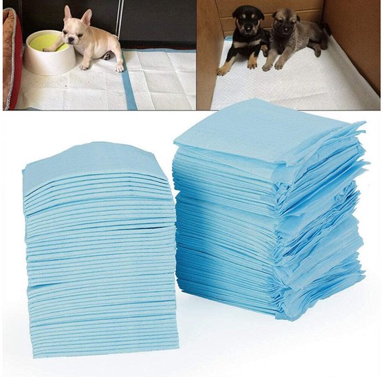 Hondentoilet - Trainingspad - Zindelijk Maken - 60x90 cm - Blauw - 20 Stuks
