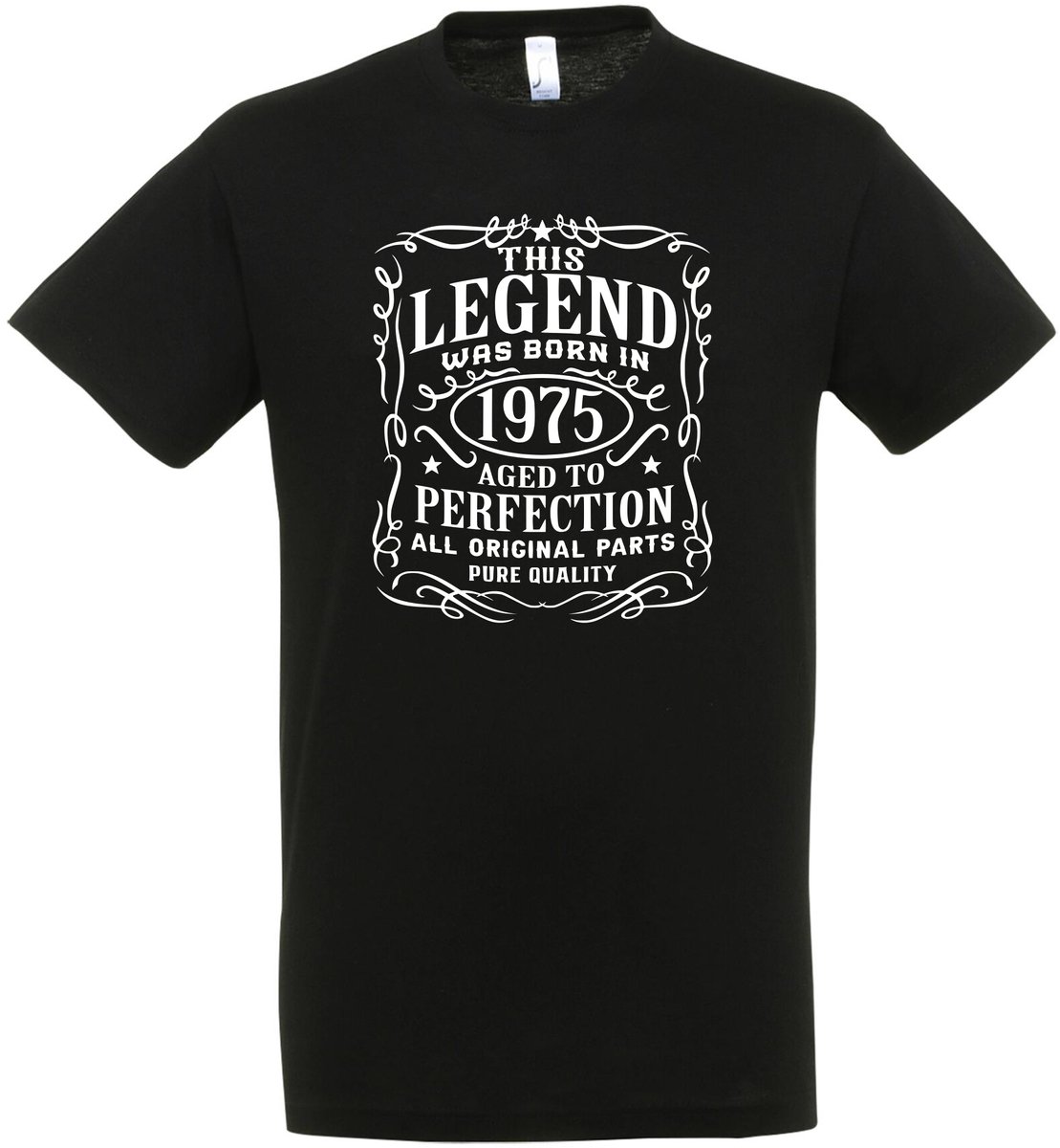 This Legend Was Born In 1975 T-shirt - Verjaardag en feest cadeau - Cadeau tip - 50 jaar cadeau - 50 jaar abraham - 50 jaar - T-shirt - 1975 - Heren - Vader Cadeau - Maat XXL