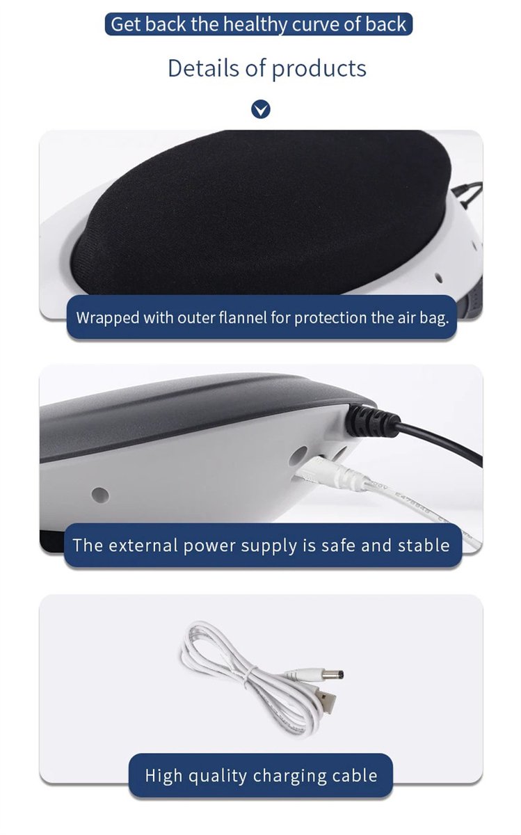 Lumbar Elektrische Back Stretcher met Warmtefunctie - afbeelding 2