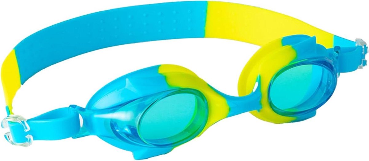 Trankielo - Zwembril voor kinderen - Zachte siliconen, waterdicht en anti-condens - blauw