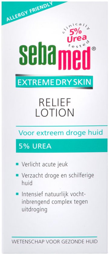 Sebamed Relief Lotion voor extreem droge huid, met 5% ureum.