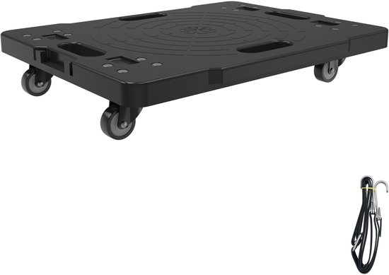 Toolland Meubelroller, 400 Kg Transporthulp, Houten Platform 76 X 46 Cm 400 Kg Bruin Hout 46 Cm X