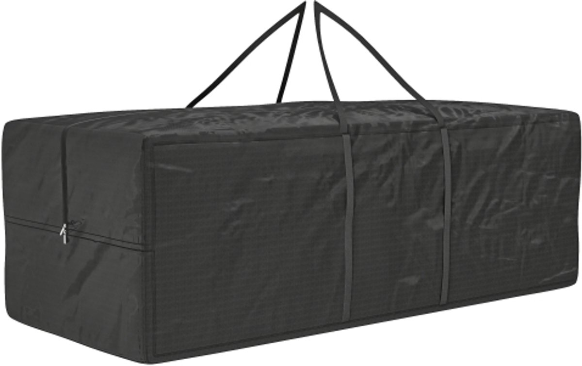 Sac De Rangement Poteaux De Tente 80x20x20cm - Équipement Pêche Gym Avec Poignée Épaisse, Tissu Oxford 600D Noir