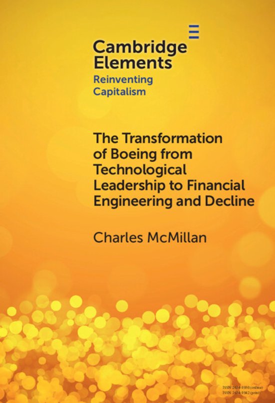 Elements in Reinventing Capitalism-The Transformation of Boe ... - cover