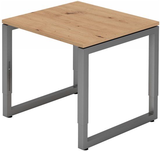 REGO 8G | Bureau - 80 x 80 Hauteur de table I Réglable en hauteur Couleur/Graphite