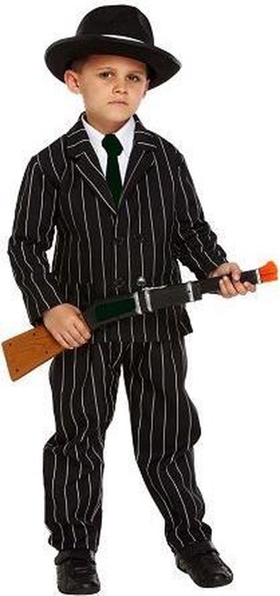 3-Delig Gangster - Mafia kostuum voor kinderen - Carnavalskleding -  Verkleedkleding -... | bol.com