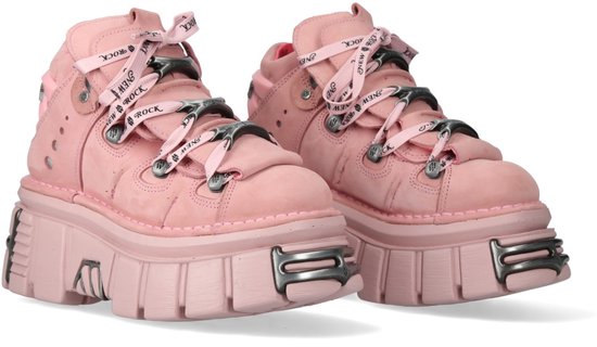New Rock - M-106-C158 Plateau Laarzen - 36 Shoes - Roze