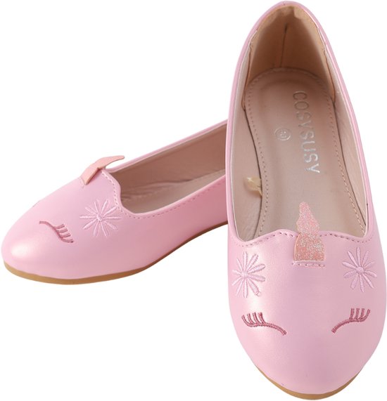 Baby ballerina schoentjes roze maat 13-16 - Meisjes