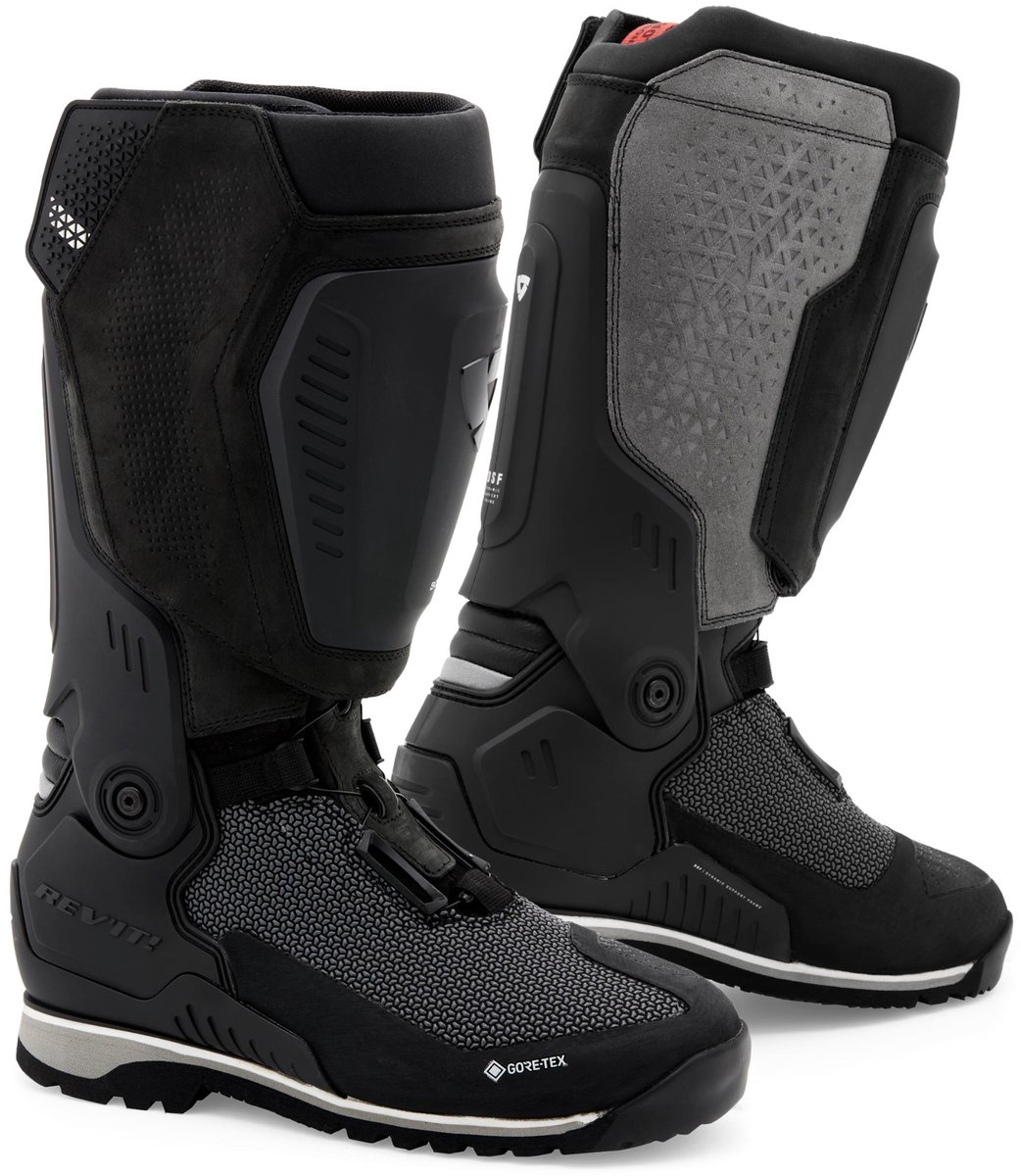 REV'IT! Expedition GTX Laarzen Zwart Grijs - Maat 46 - Laars