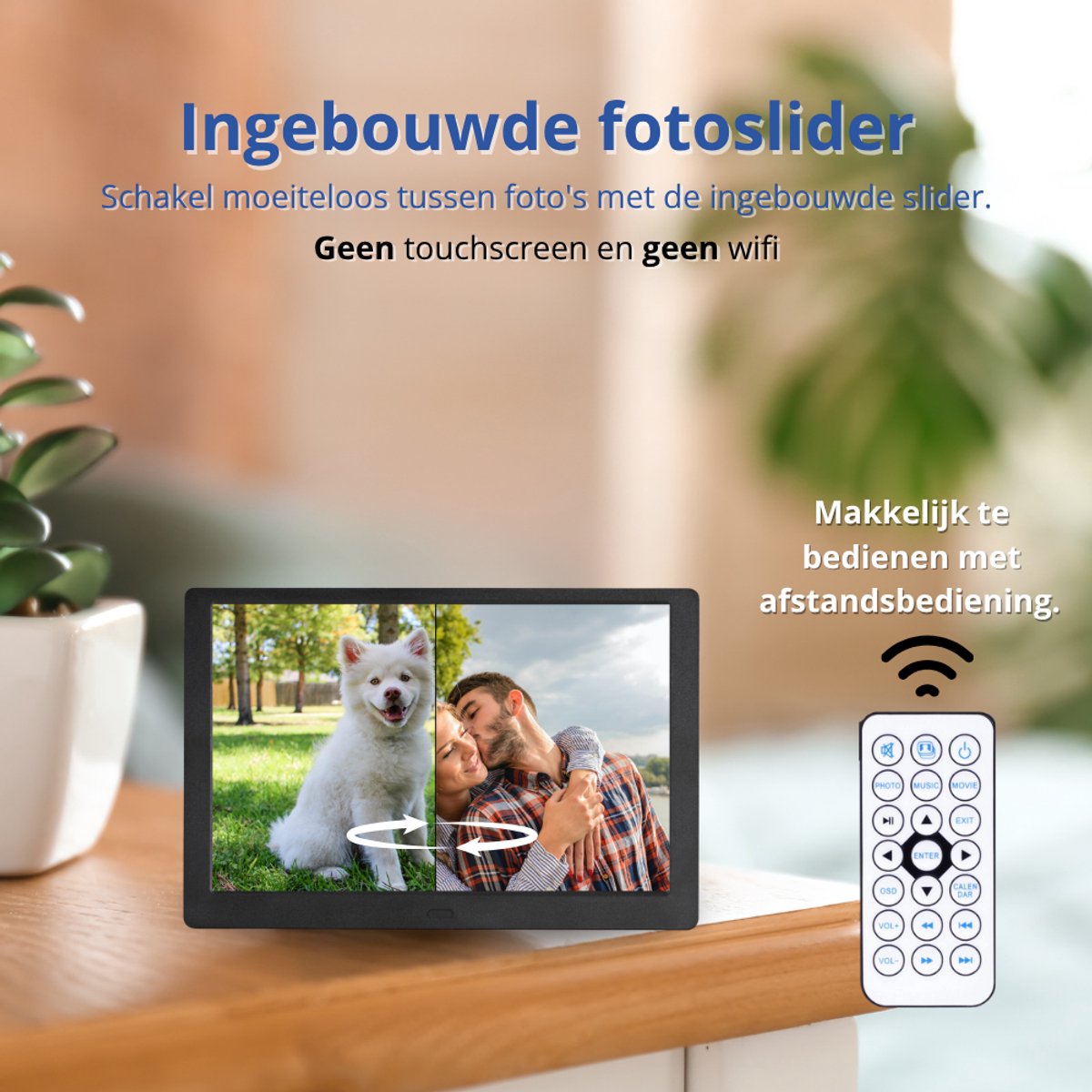 WessView Digitale Fotolijst 10 Inch - 16GB Geheugen - Ultra - afbeelding 3