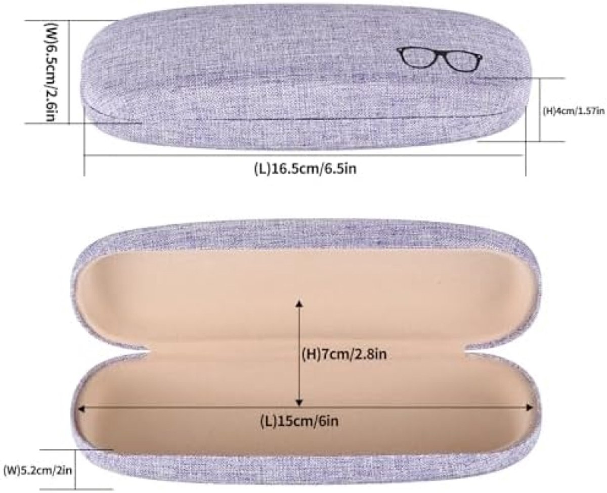 Montana Eyewear Brillenkoker - Testwinnaar Etui - Rubberen Etui Met Klapsluiting Correctierbril Leesbril Harde Schaal Zwart 1 Pak Plat