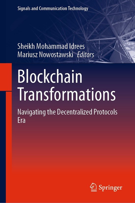 Signals and Communication Technology- Blockchain Transformat ... - cover