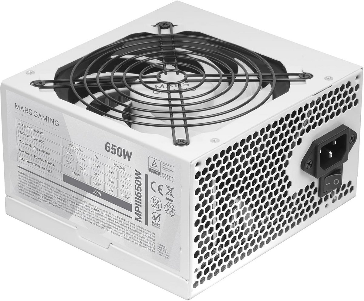 ATX 650W Voeding met 5 Jaar Garantie en AI-RPM Ventilator