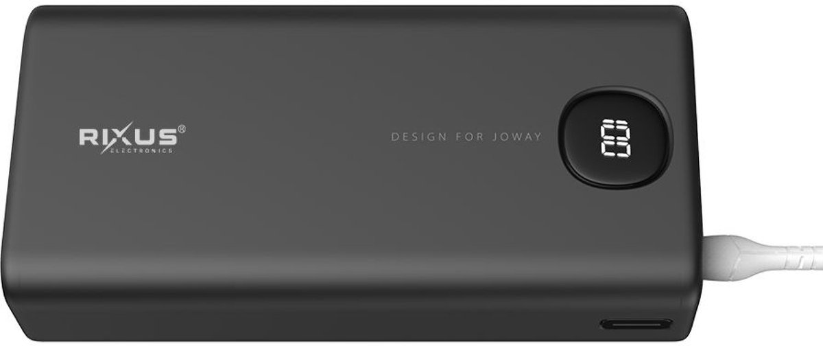Rixus High Capacity Powerbank 40000mAh Zwart - USB-C & - afbeelding 2