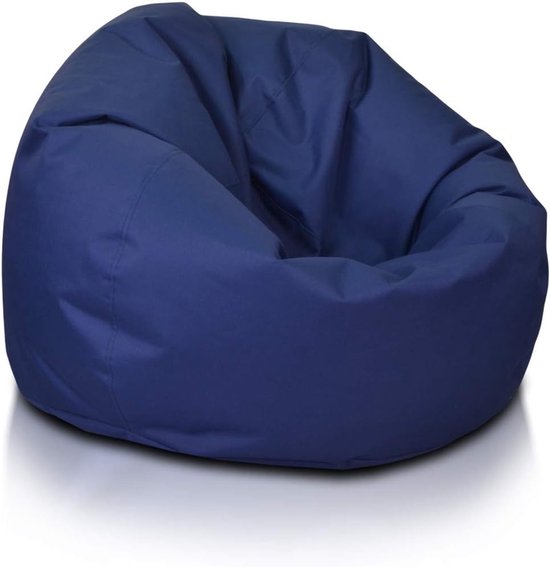 Lichte Zitzak Blauw - Ideaal voor Binnen & Buiten - Scheurbestendig en Waterdicht - Afmetingen 95 x 65 cm