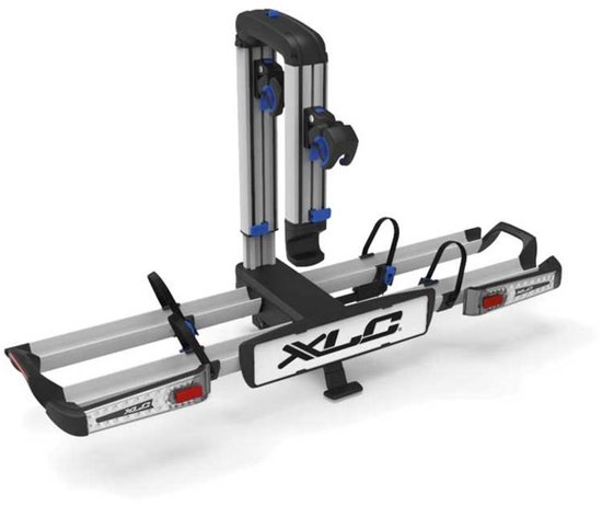 Fietsendrager XLC Almada Work-E VC-C07 - 2 Fietsen - 7/13-Polig - Opklapbaar - Kantelbaar - Zwart/Zilver