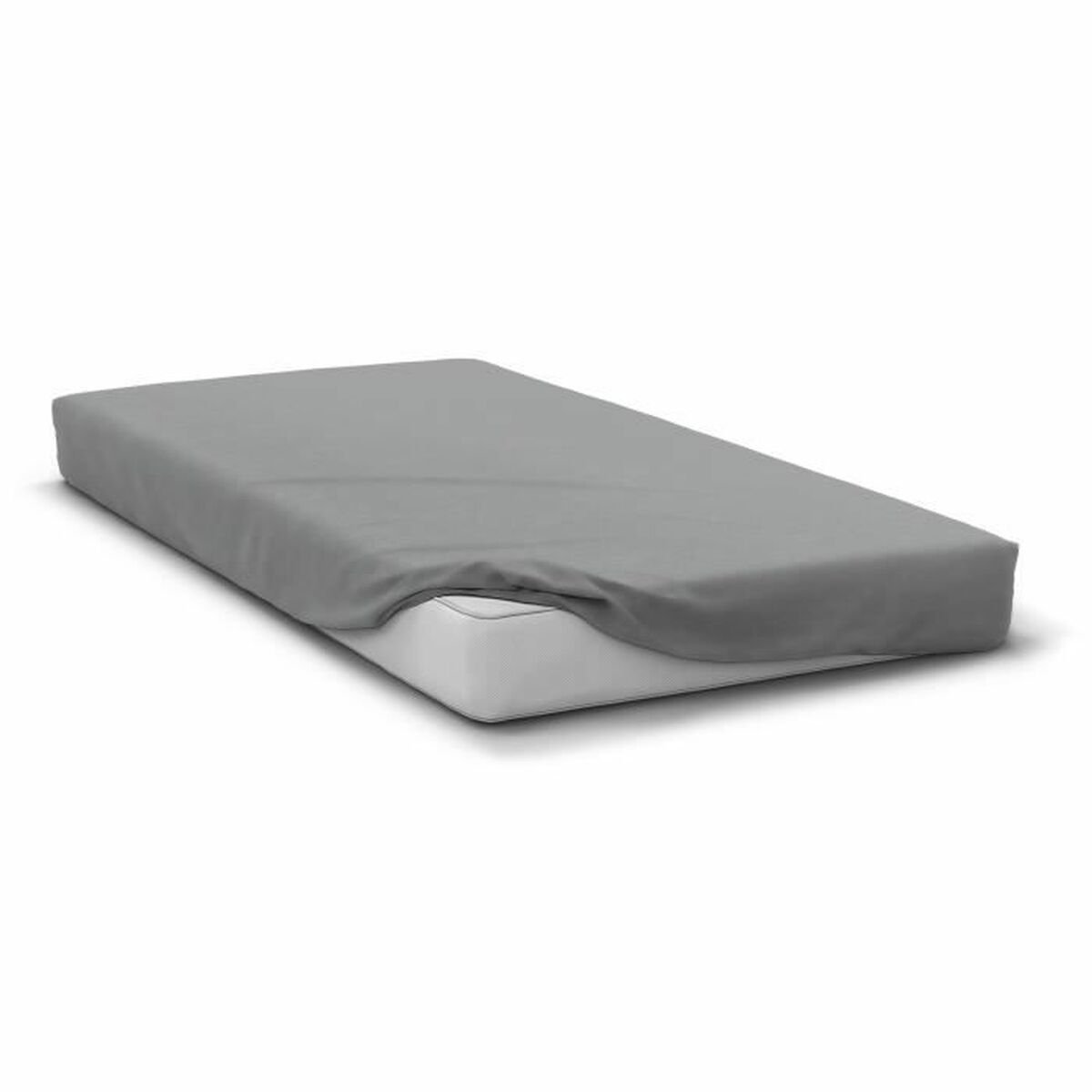 Verstelbaar onderlaken HOME LINGE PASSION HP71769 Grijs Lichtgrijs 160 x 200 + 30 cm