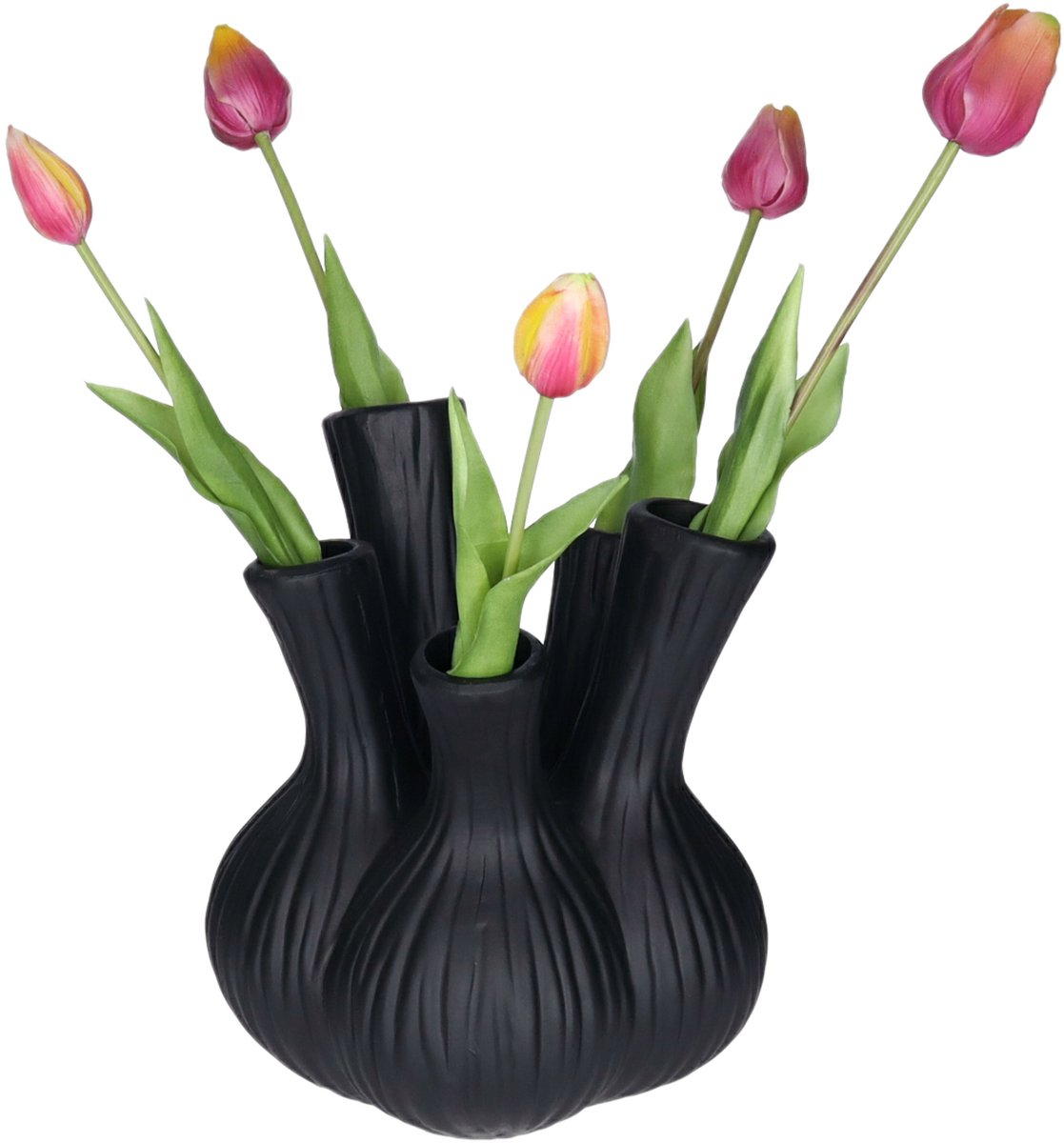 Countryfield Vaas Moyo aardew 23,523,5H27CM zwart black