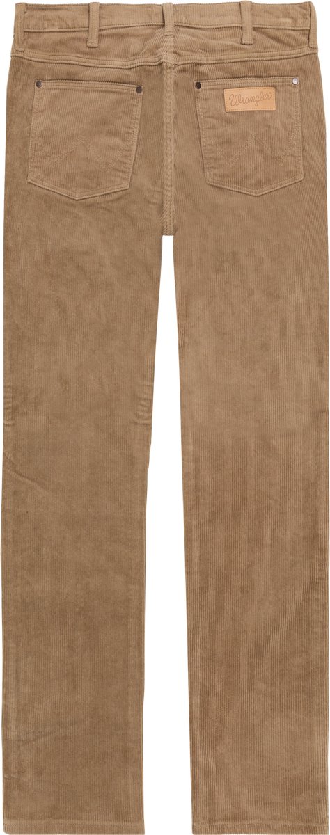 Wrangler Larston Heren Slim-fit Broek Lead Bruin