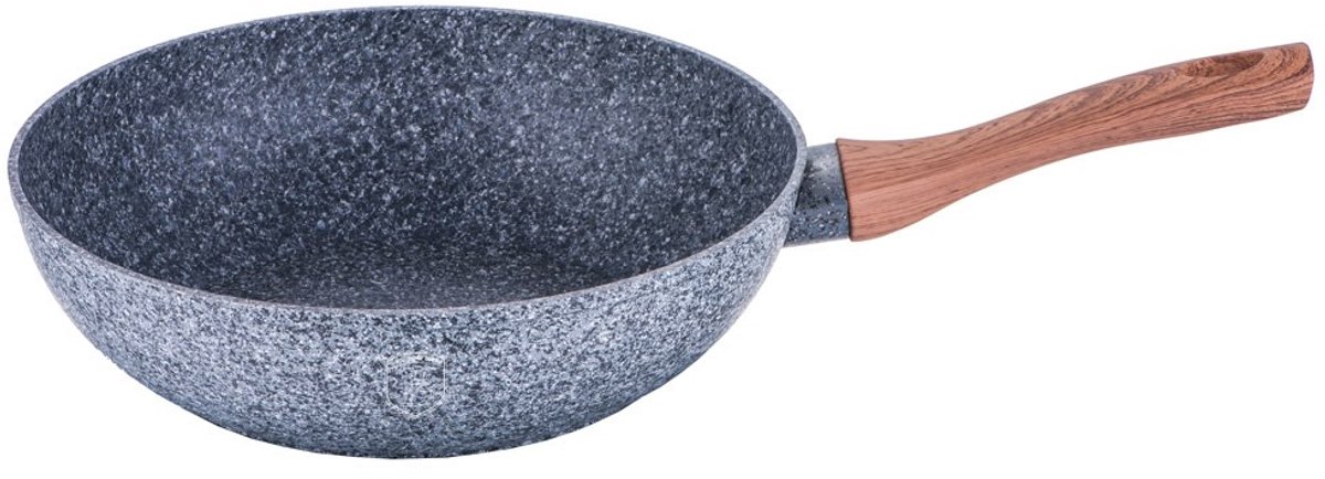 Berlinger Haus Forest Line - Graniet Wok - 28cm - Siliconen Handgrepen