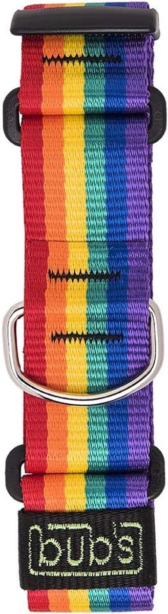Martingale Halsband voor Grote en Middelgrote Honden - Regenboogkleuren