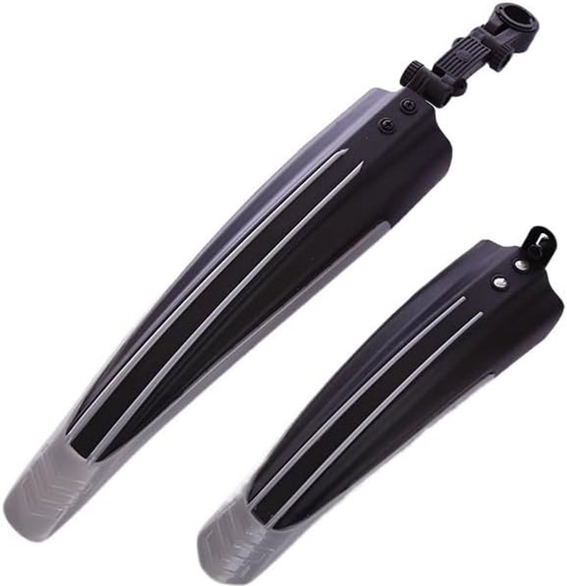 Verstelbare Fietsspatborden Set – Past 24/25/26/27.5/28 Inch – Robuust PVC – Snel Te Montere – Voor & Achter