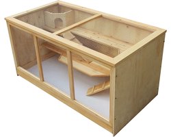 Hamsterkooi - Rattenkooi - Knaagdieren Kooi - Natuurlijk